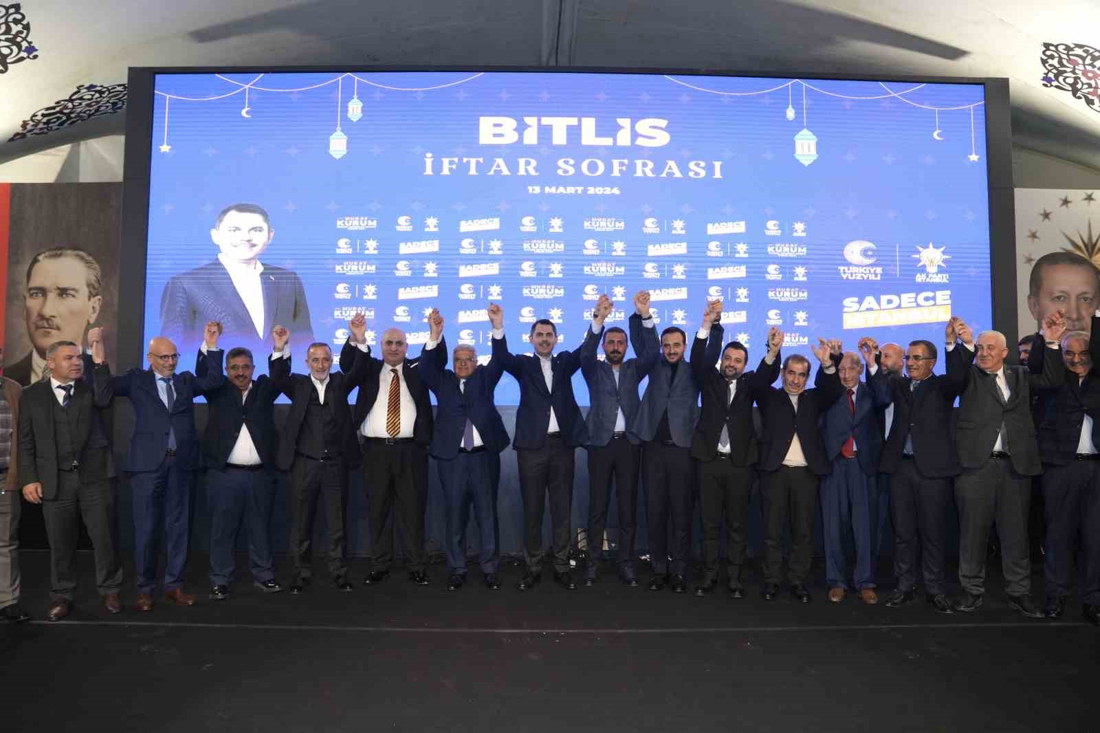 AK Parti İBB Başkan Adayı Murat Kurum: "Bitlis birliğimizin kalelerinden biridir”
