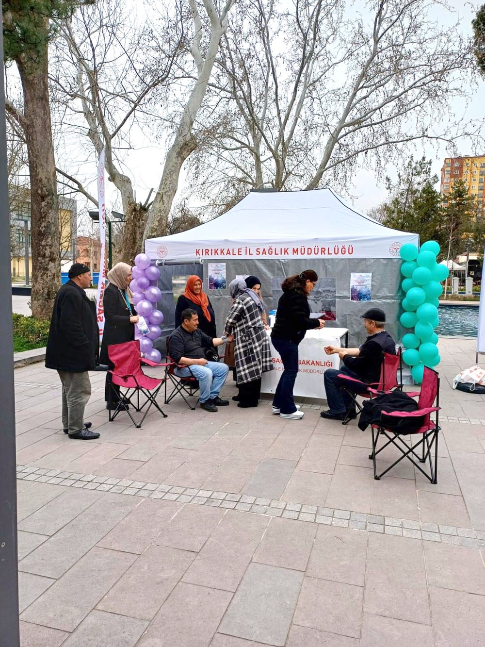 Kırıkkale&rsquo;de bu iki hastalığa dikkat &ccedil;ekmek i&ccedil;in y&uuml;r&uuml;d&uuml;ler

