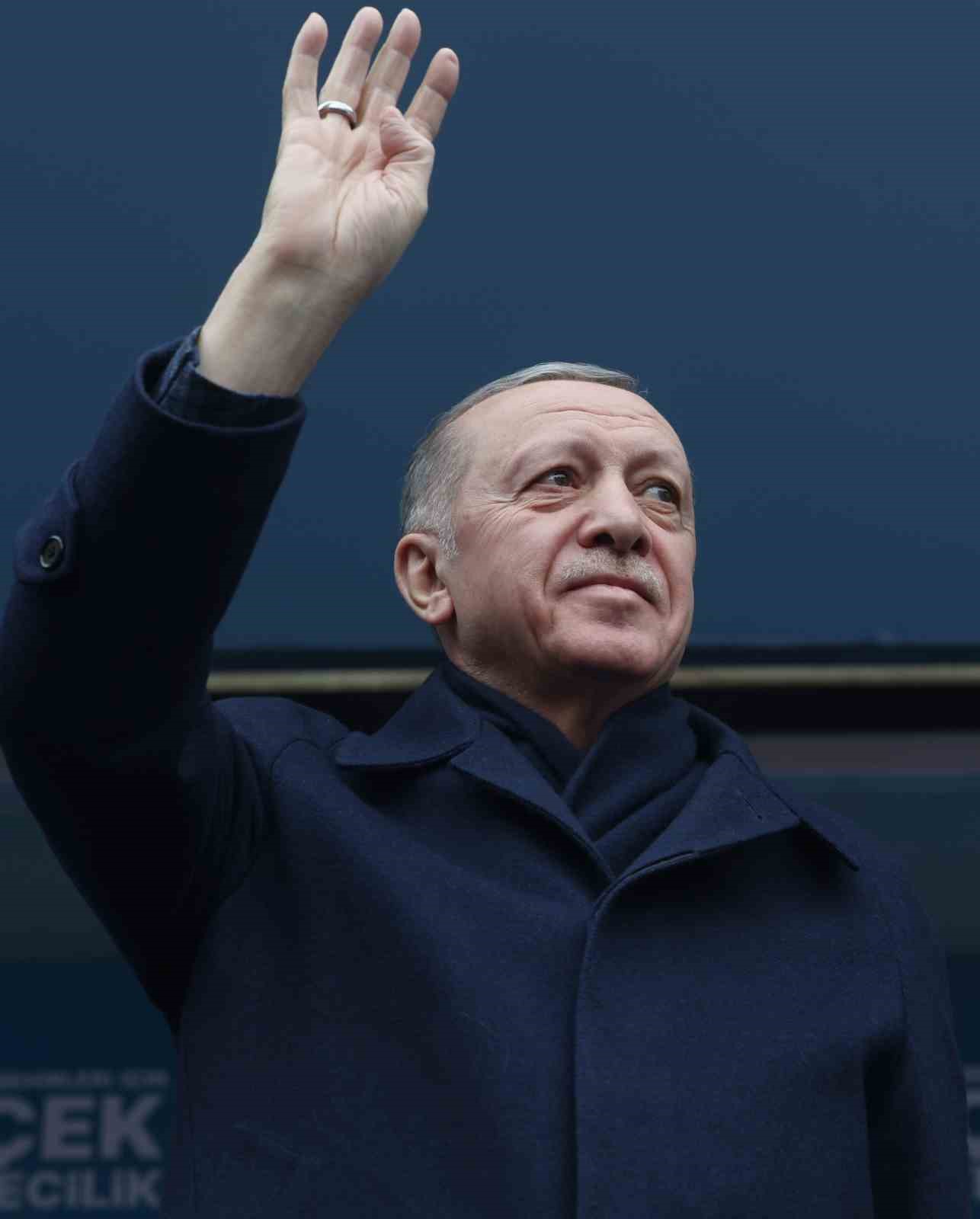 Cumhurbaşkanı Erdoğan, Ağrı mitinginde konuştu: "Başka Ağrı yok, başka T&uuml;rkiye yok"
