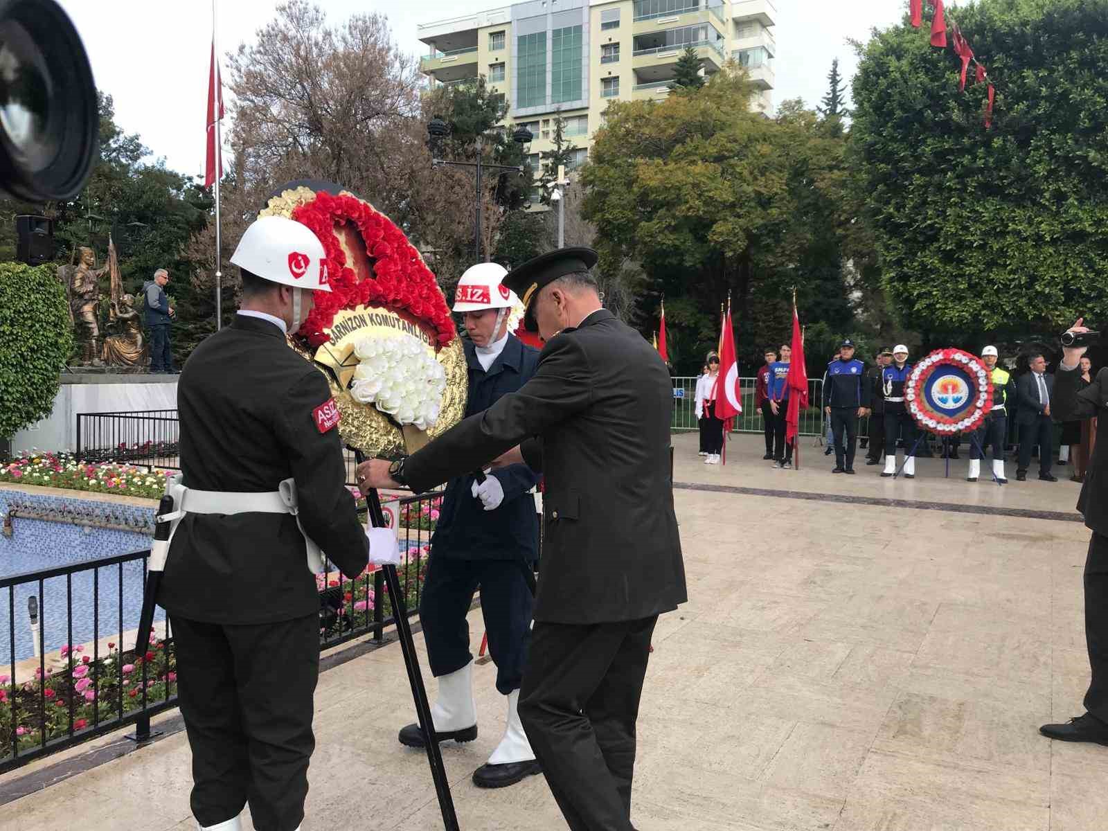 Atatürk’ün Adana’ya gelişinin 101. yıldönümü kutlandı