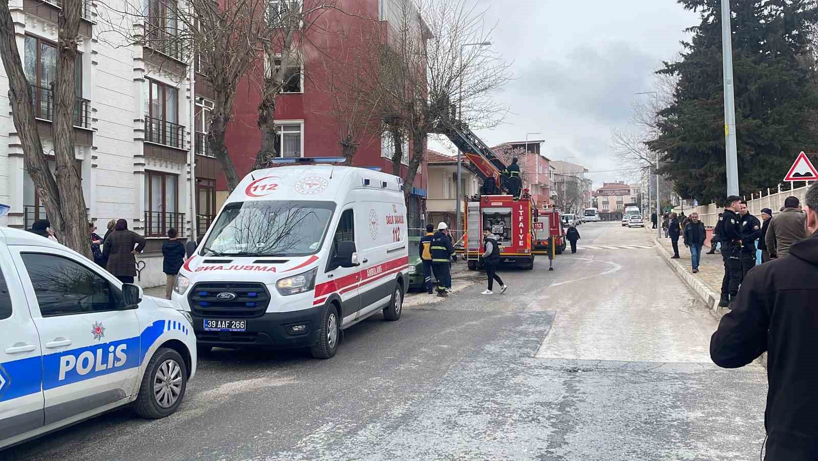 Kırklareli&rsquo;de ev yangını
