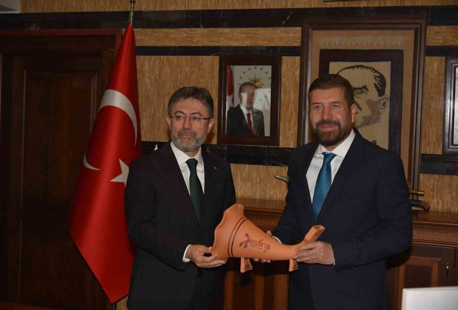 Tarım ve Orman Bakanı Yumaklı, Sindel Göleti için start verdi
