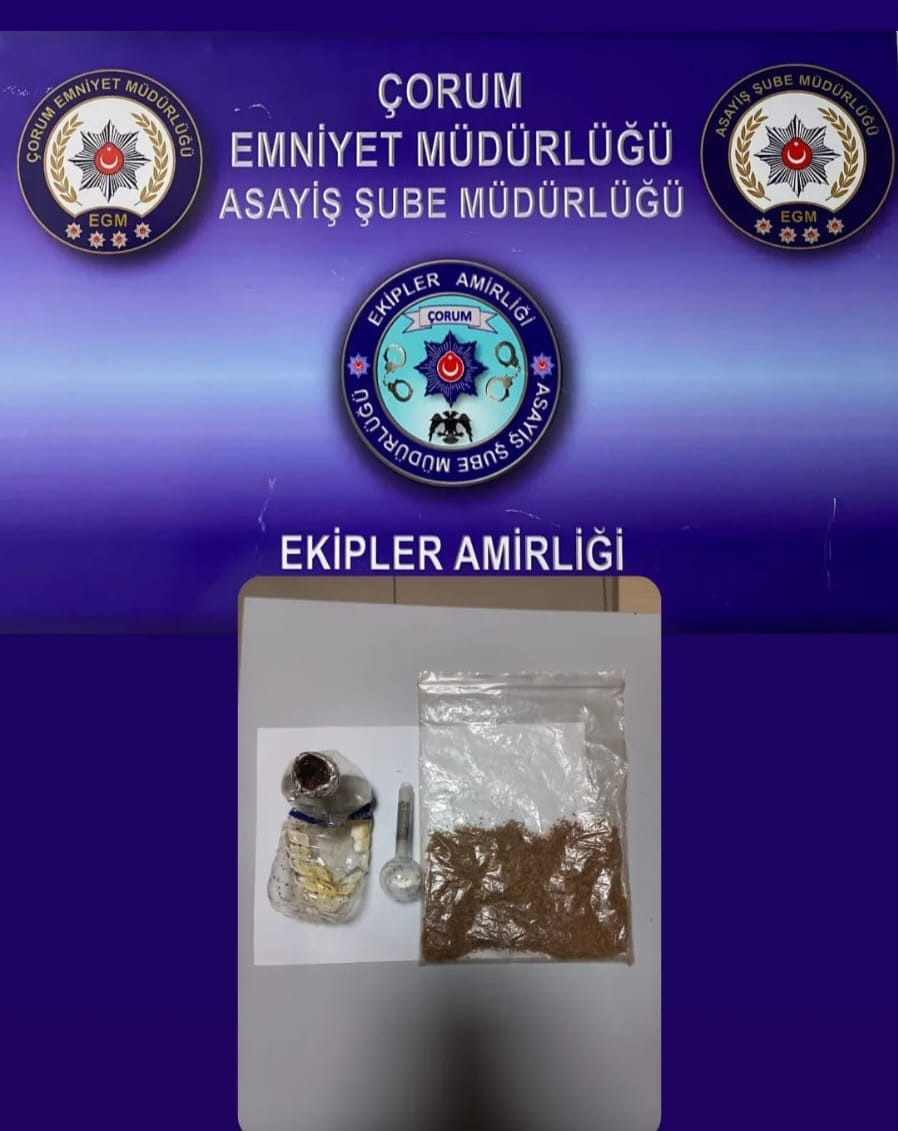Çorum polisinin suçlularla mücadelesi sürüyor