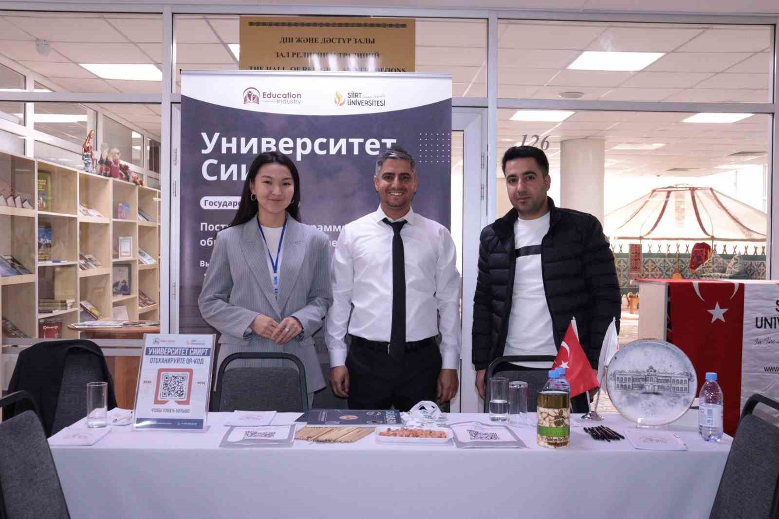 Siirt &Uuml;niversitesi Kazakistan&rsquo;da Uluslararası Eğitim Fuarına katıldı
