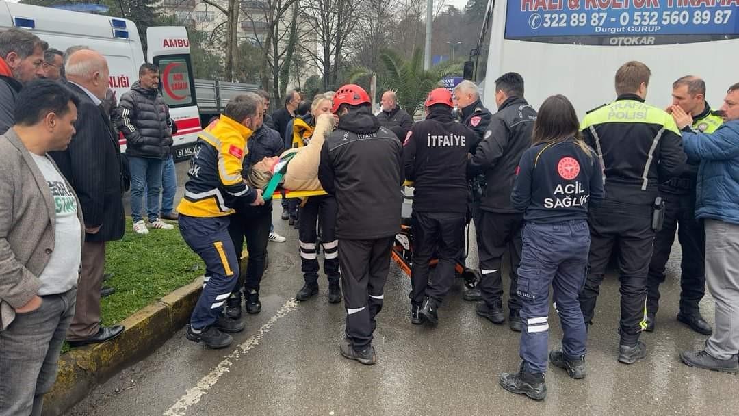 Zonguldak’ta trafik kazası; 1 yaralı