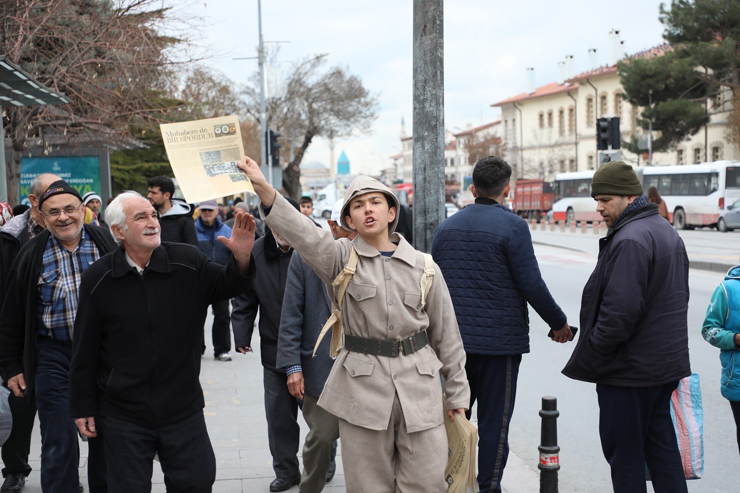 “Bir Destan Çanakkale” tiyatrosuna Konyalılardan büyük ilgi