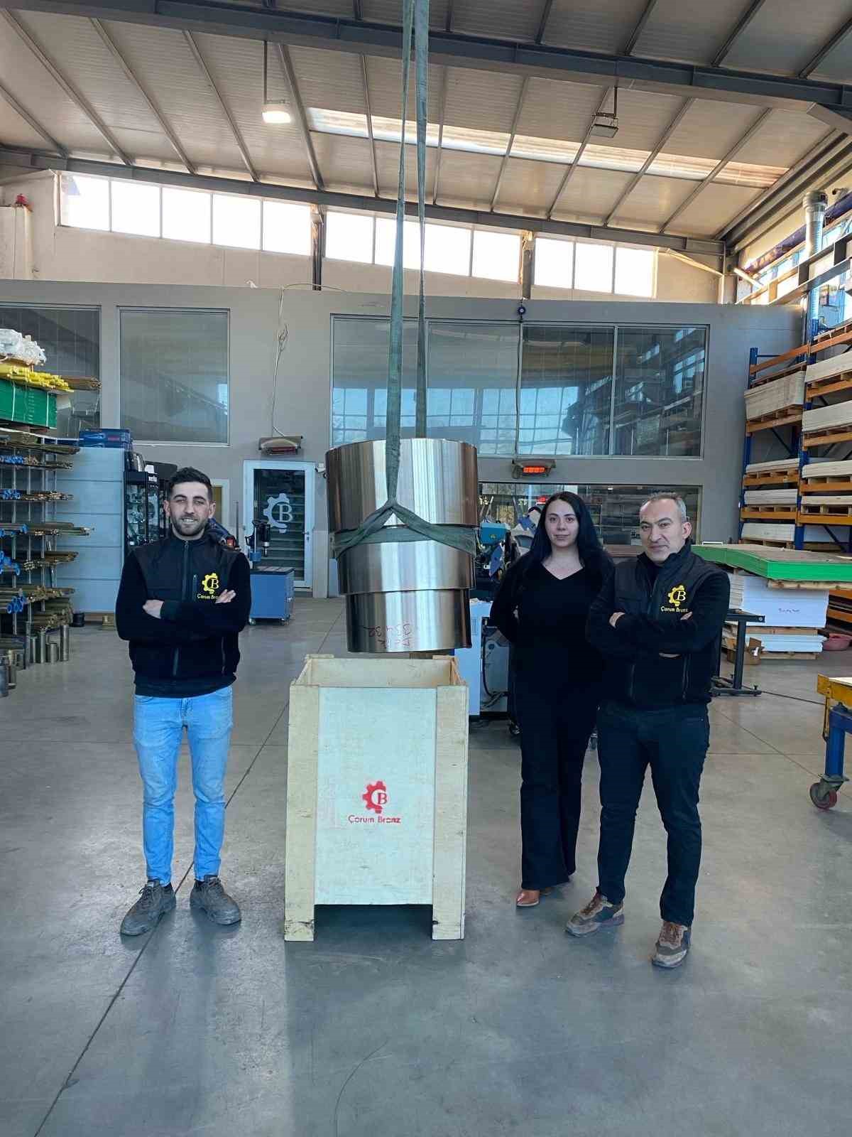 T&uuml;rkiye&rsquo;nin en b&uuml;y&uuml;k bronz d&ouml;k&uuml;m&uuml; &Ccedil;orum&rsquo;da ger&ccedil;ekleştirildi
