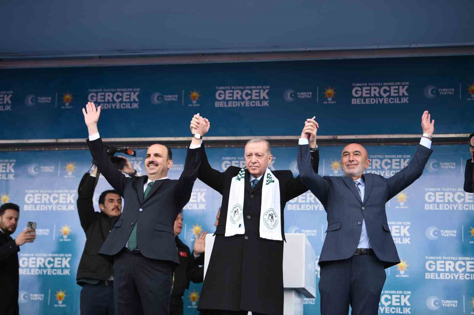 Başkan Angı: "Cumhurbaşkanımız Konya’ya müjdelerle geldi"