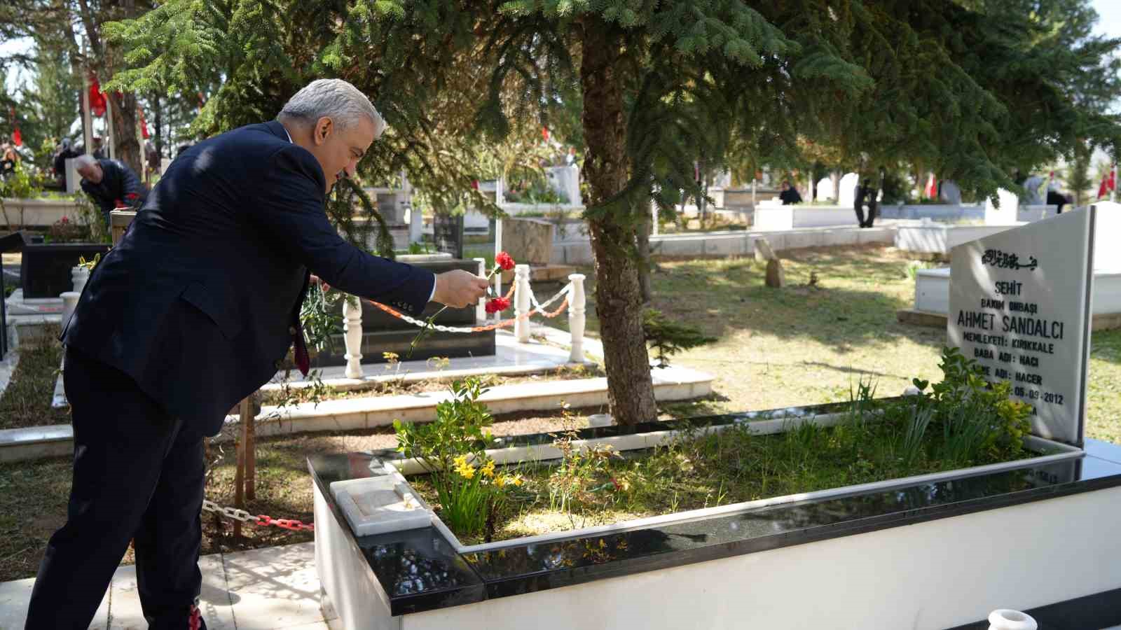 Kırıkkale’de şehitler dualarla anıldı