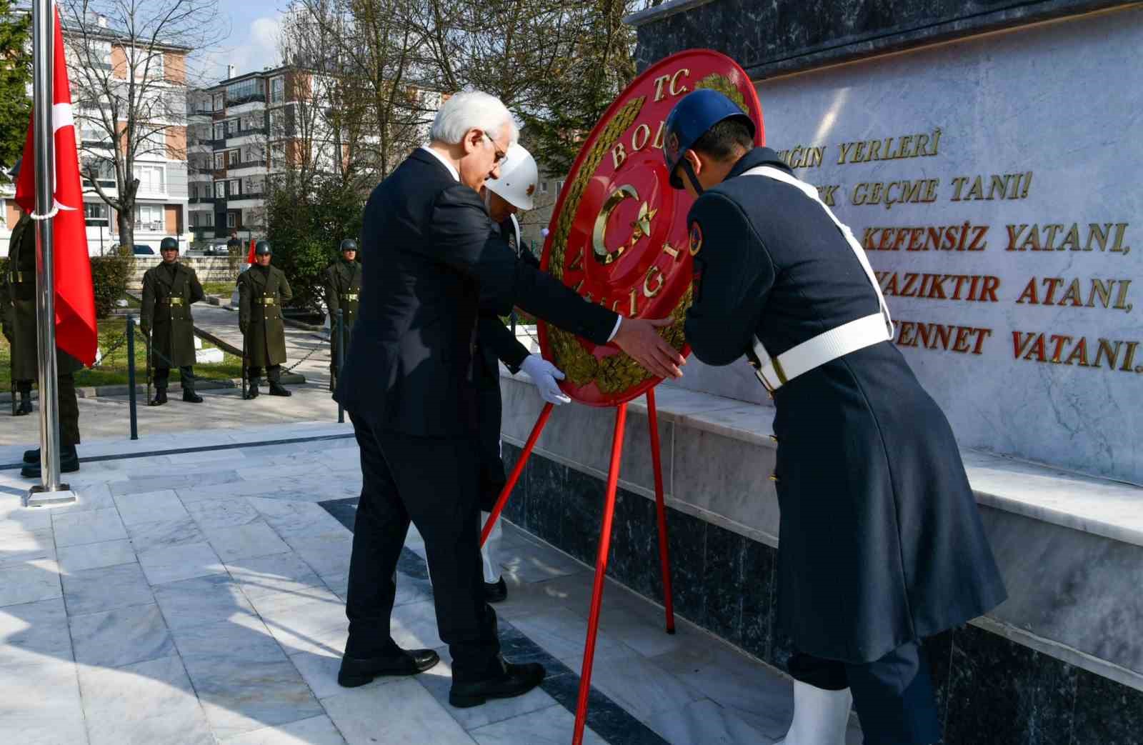 Bolu’da kutlu zaferin şehitleri 109’ncu yılında anıldı
