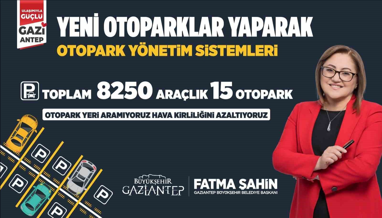 Gaziantepe yeni 8 bin 250 aralk 15 otopark
