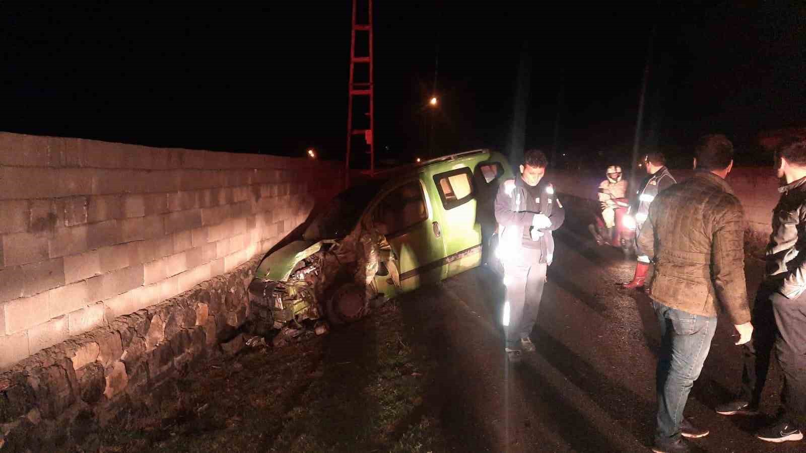 Iğdır’da kaza: 1 yaralı