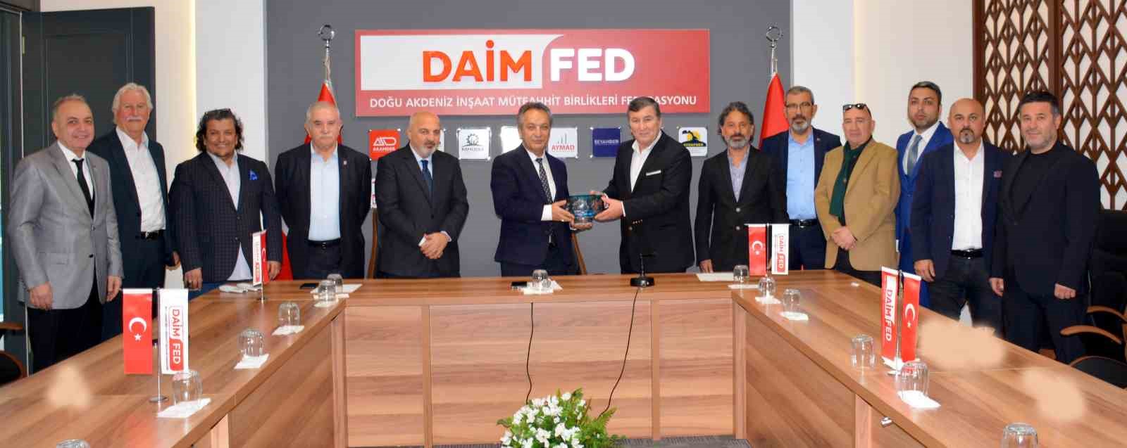 TSYD&rsquo;den DAİMFED&rsquo;e teşekk&uuml;r
