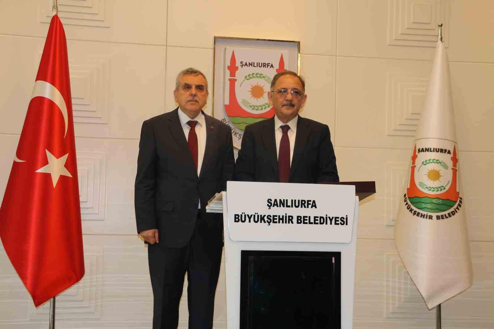 Bakan Özhaseki Şanlıurfa’da