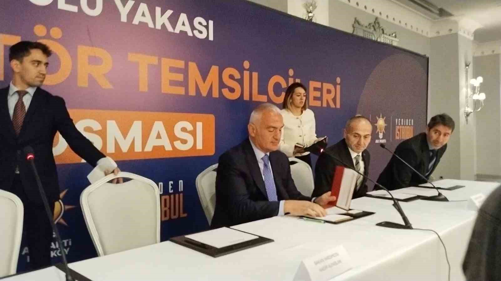 Kültür ve Turizm Bakanı Mehmet Nuri Ersoy: "İstanbul’un zaman kaybetme lüksü yok"
