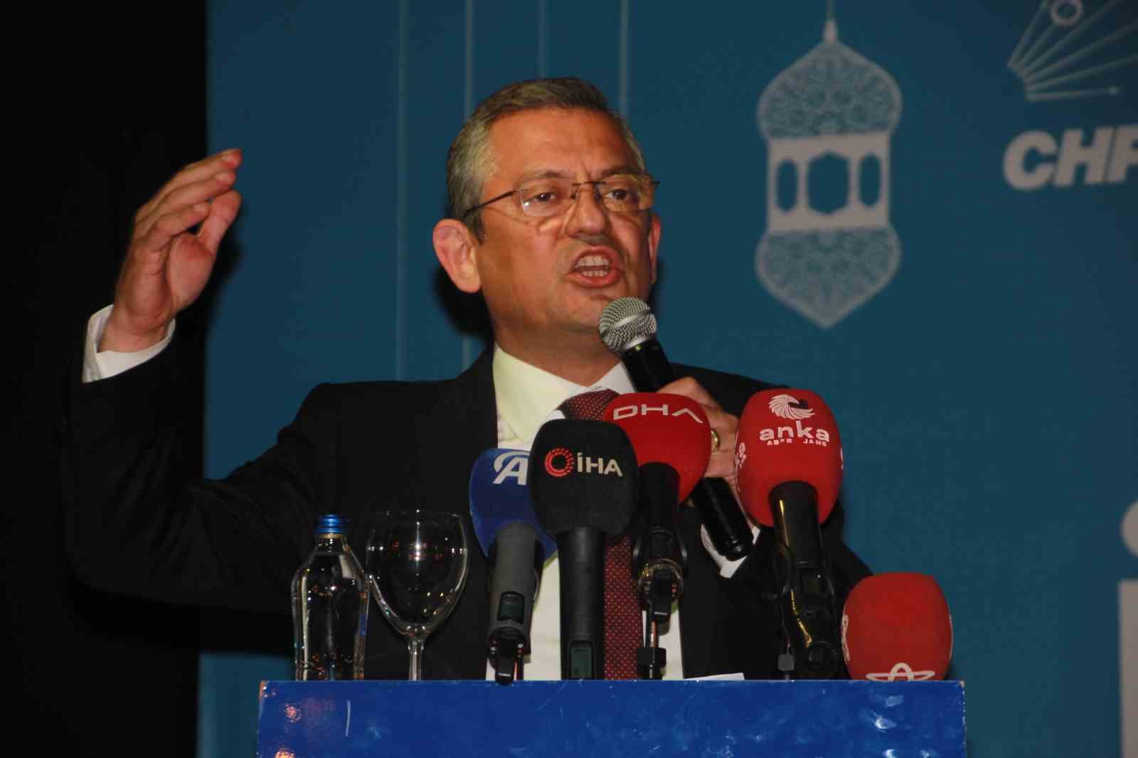 CHP Genel Başkanı &Ouml;zel: &ldquo;İsrail&rsquo;in devlet ter&ouml;r&uuml;n&uuml; s&uuml;rd&uuml;r&uuml;yor olması kabul edilemez&rdquo;
