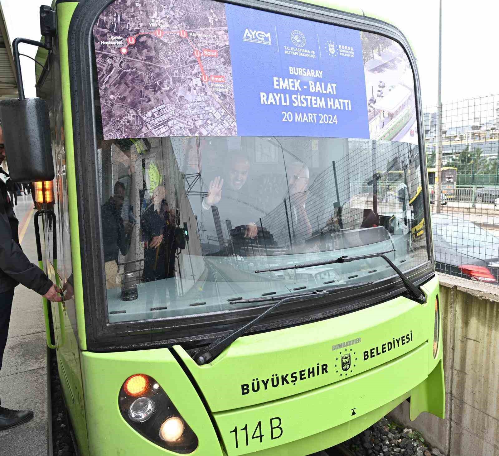 Bursa&rsquo;da raylı sistem hattı genişliyor
