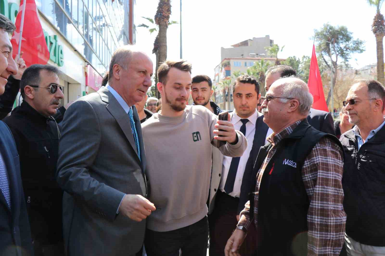 Muharrem İnce, Denizli&rsquo;de esnafı ziyaret etti
