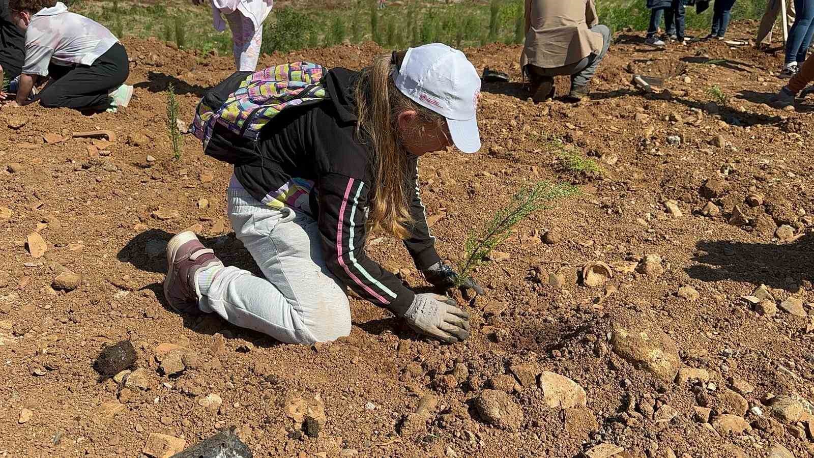 Marmaris’te binlerce fidan toprakla buluştu