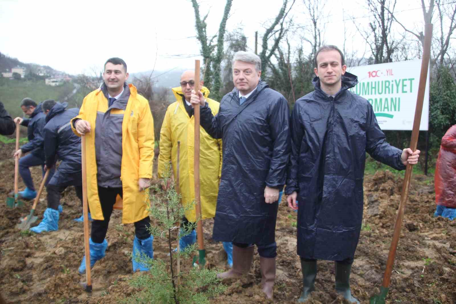 Ordu&rsquo;da 5 bin fidan toprakla buluşturuldu
