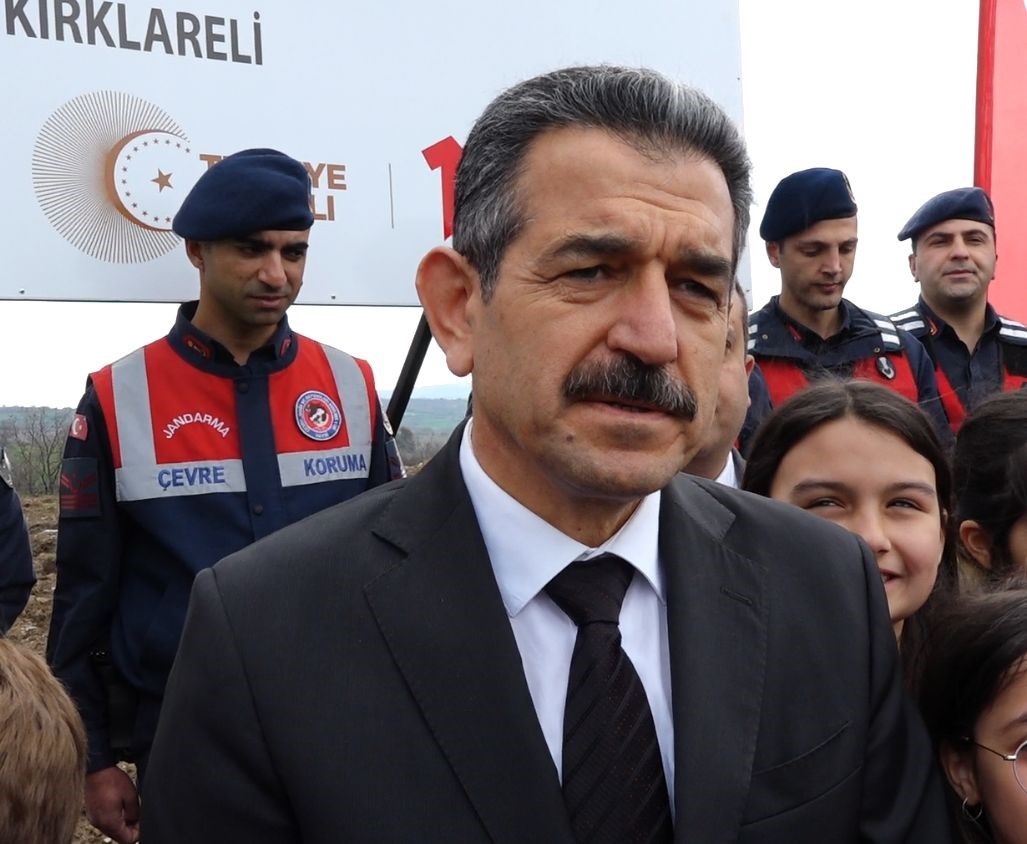 Kırklareli’nin il oluşunun 100. yılına özel hatıra ormanına fidan dikildi
