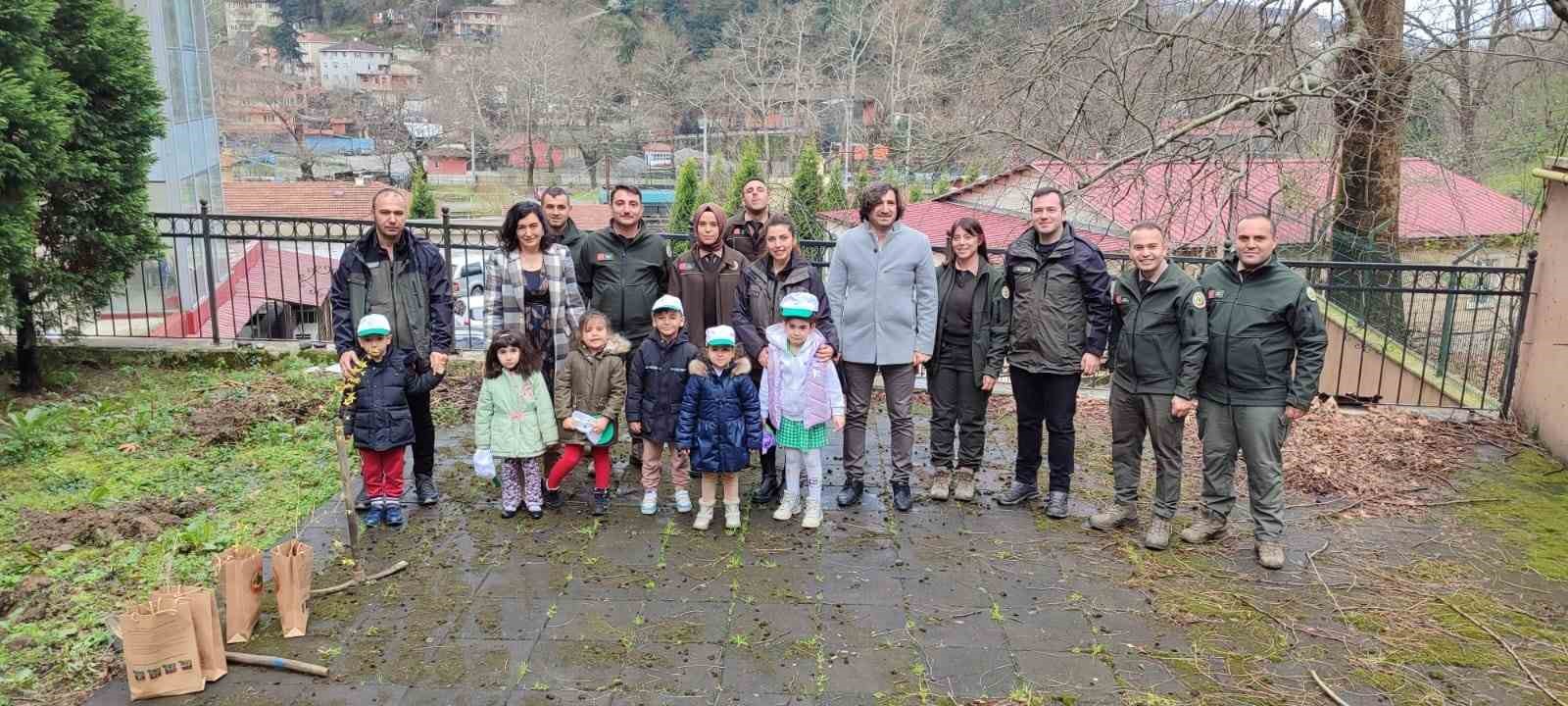 Anaokulu öğrencileri Orman Haftası coşkusu yaşadı
