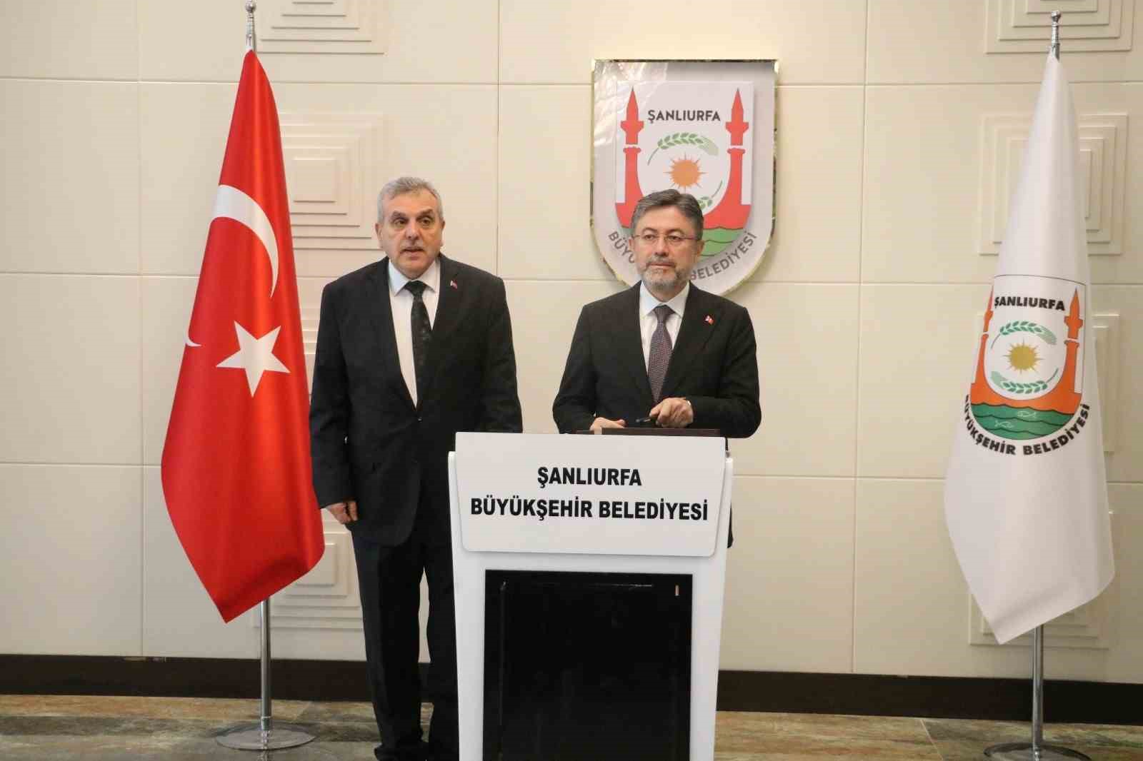 Tarım ve Orman Bakanı İbrahim Yumaklı Şanlıurfa’da