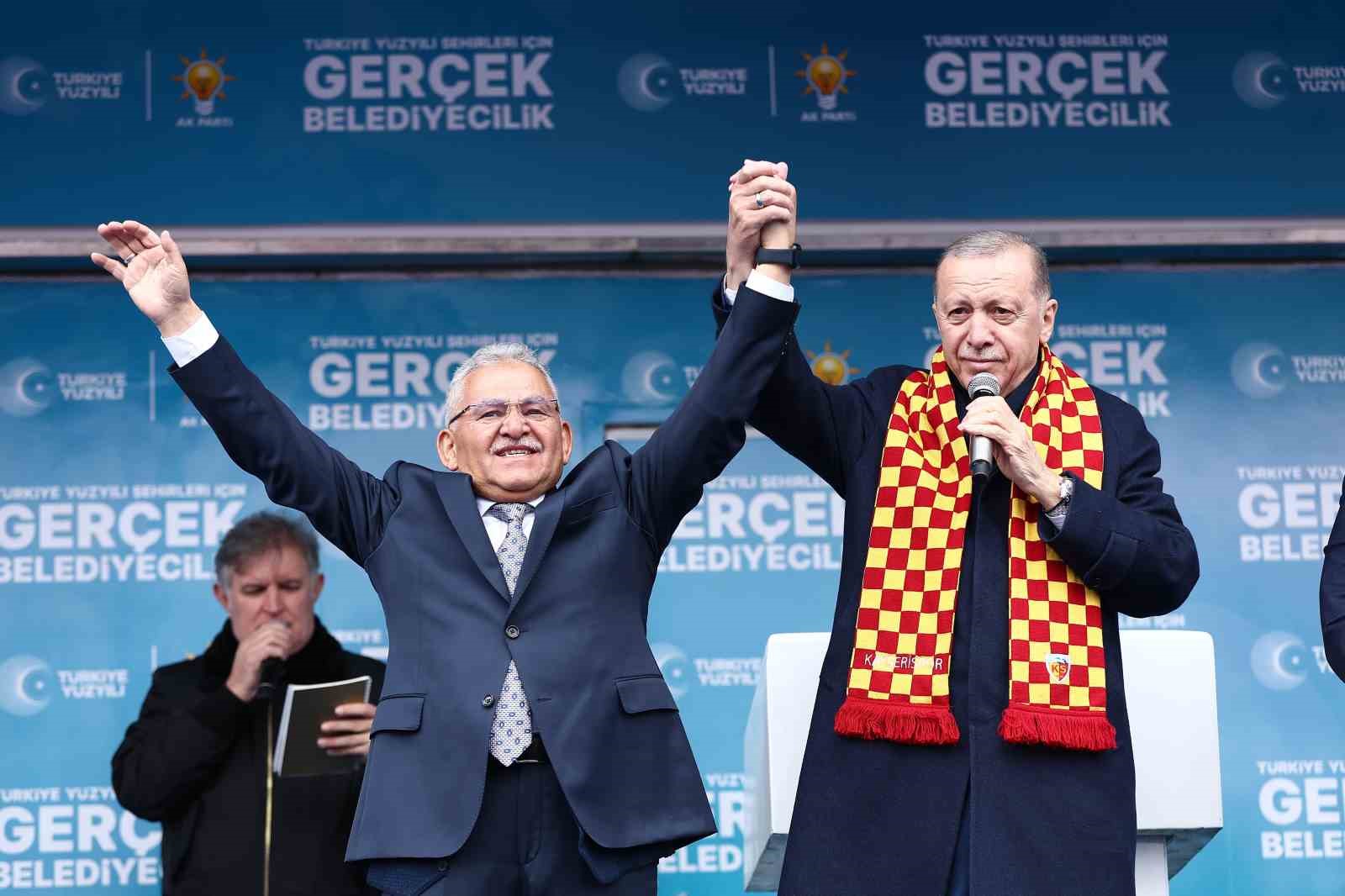 Başkan B&uuml;y&uuml;kkılı&ccedil;&rsquo;tan "B&uuml;y&uuml;k Kayseri Mitingi" teşekk&uuml;r&uuml;
