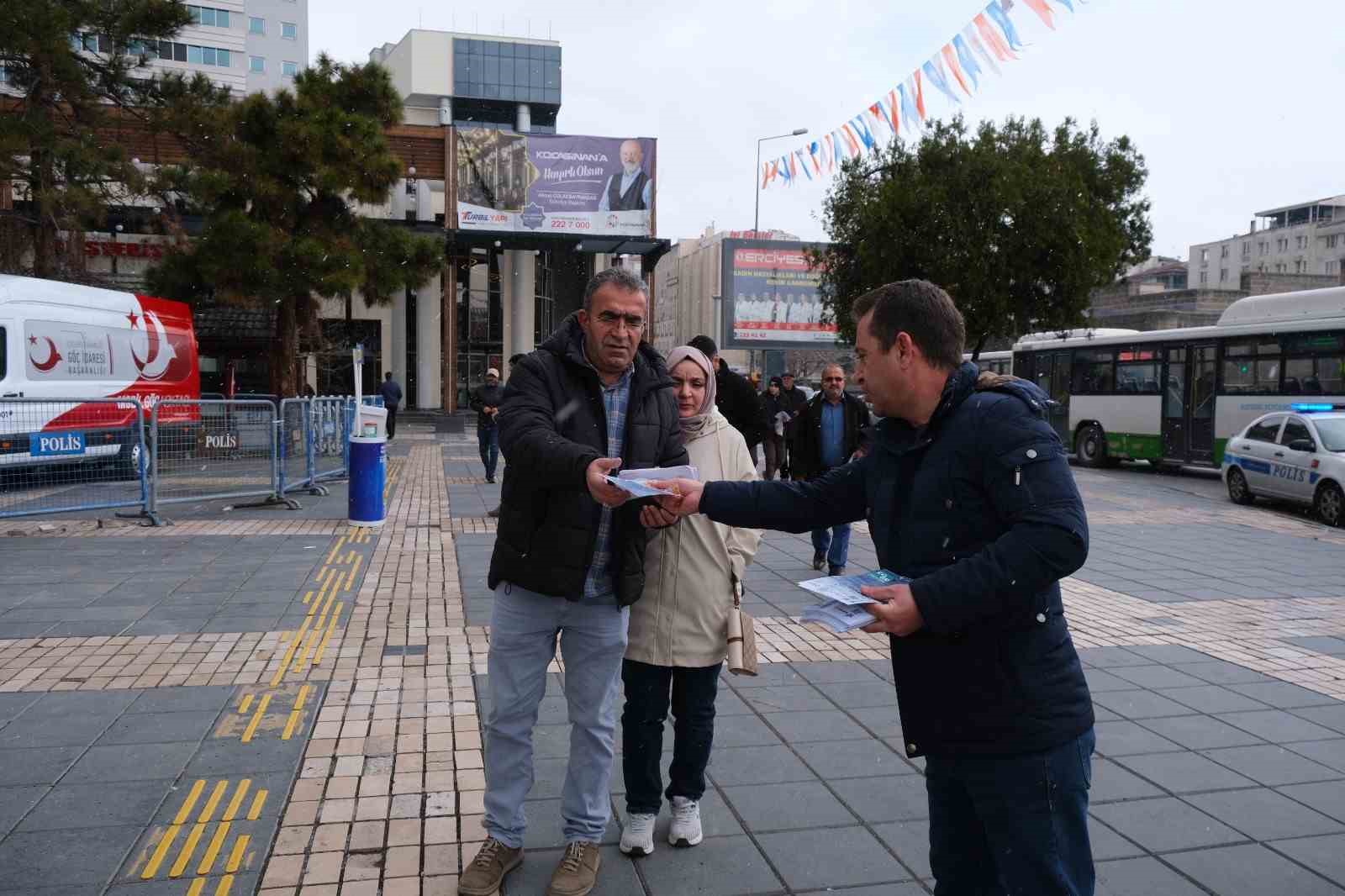 Su tasarrufuna dikkat çekmek için conta dağıttılar