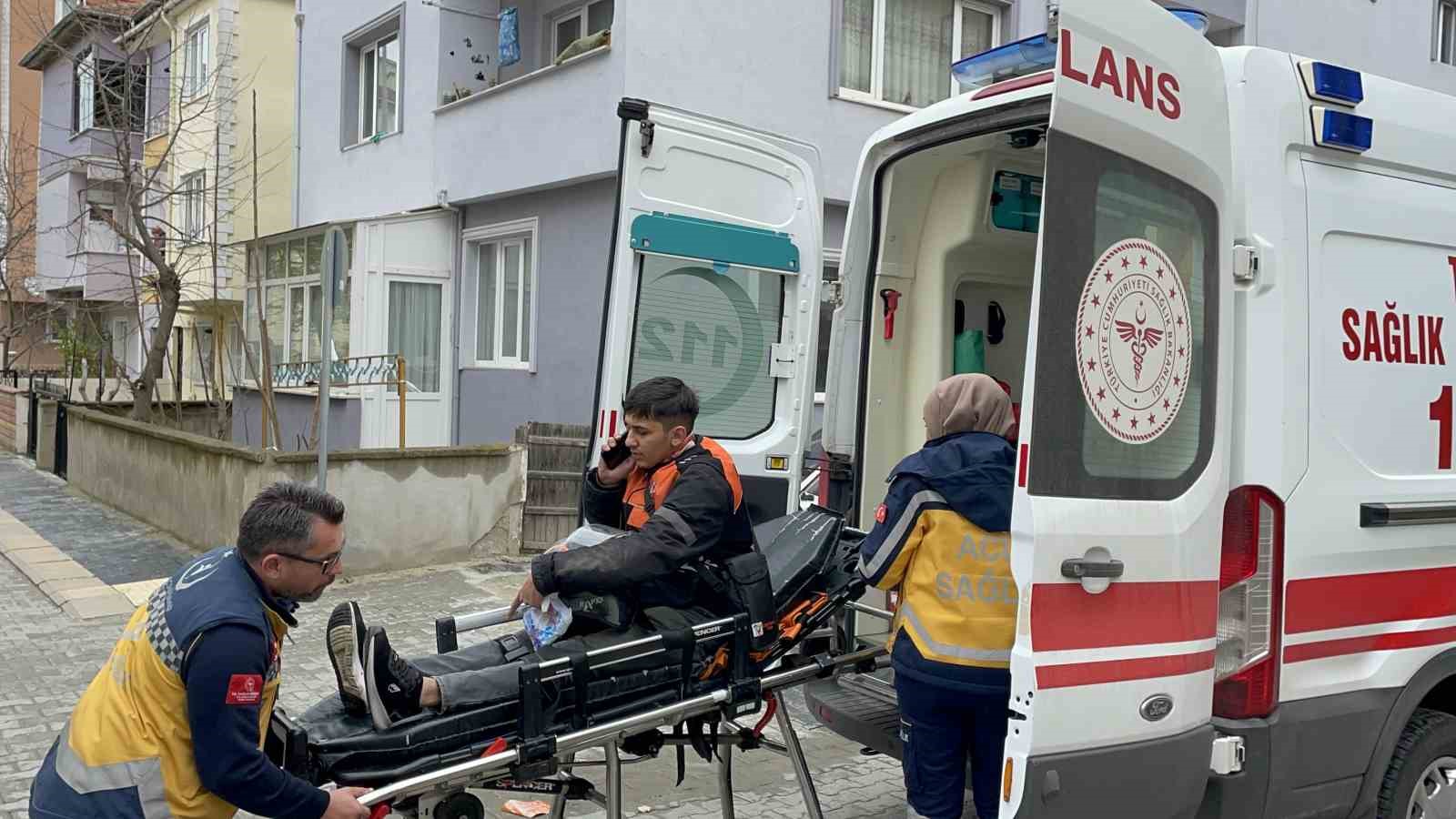 &Ccedil;orlu&rsquo;da trafik kazası: 1 yaralı
