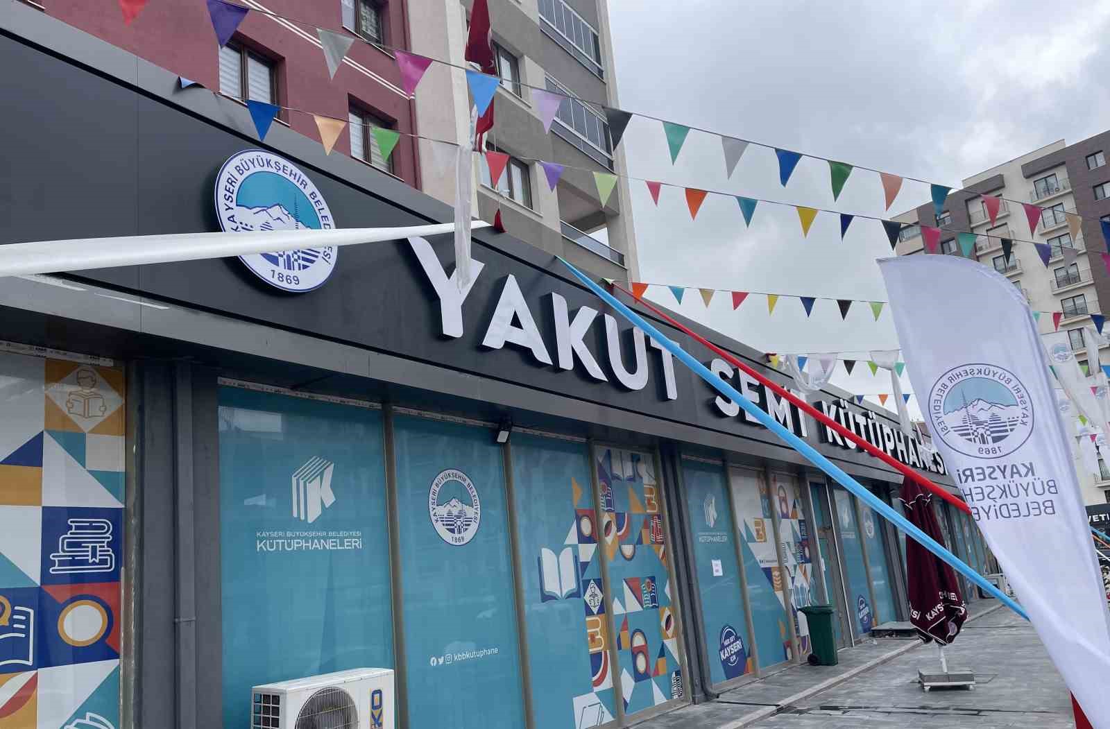 Yakut Semt Kütüphanesi hizmet vermeye başladı