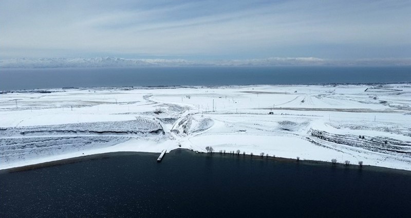 Aygır G&ouml;l&uuml; yeniden beyaza b&uuml;r&uuml;nd&uuml;
