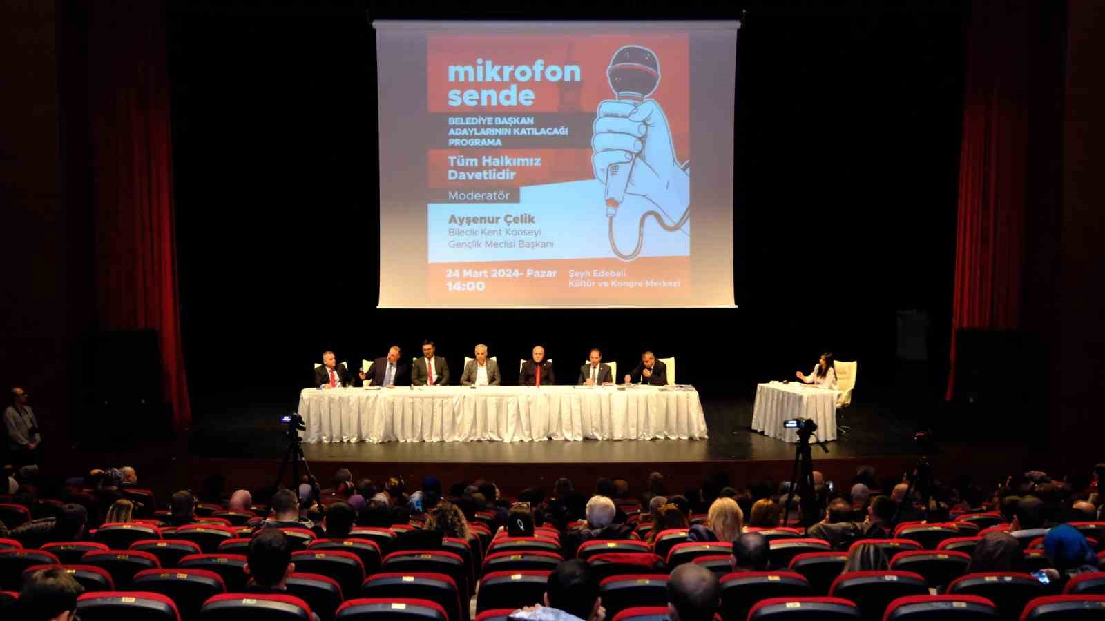 Bilecik&rsquo;te belediye başkan adayları kozlarını paylaştı
