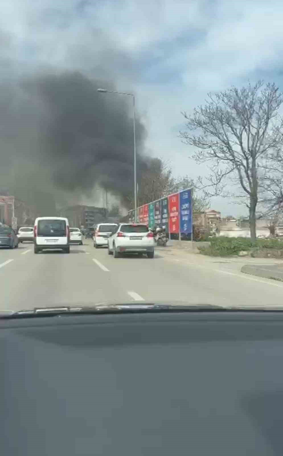 Ot yangını korkuttu