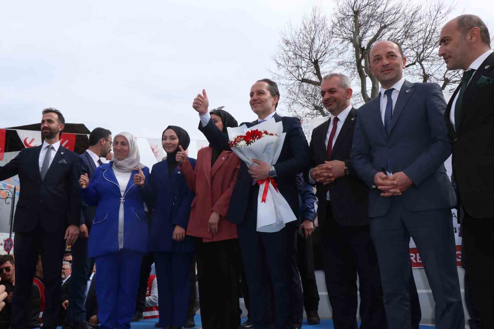 Yeniden Refah Partisi Genel Başkanı Erbakan: “MHP’yi geride bıraktık, şimdi İYİ Parti var”