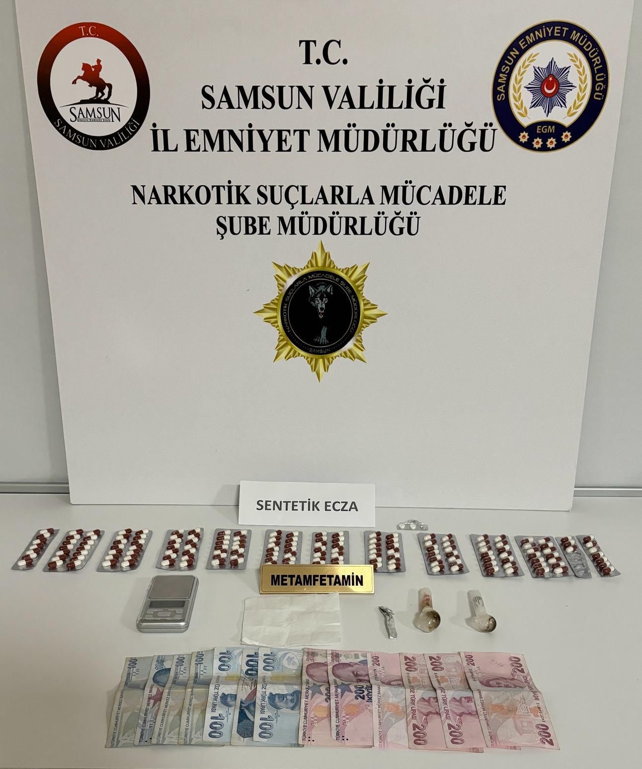 Samsun’da uyuşturucu ticaretinden 1 kişi tutuklandı 