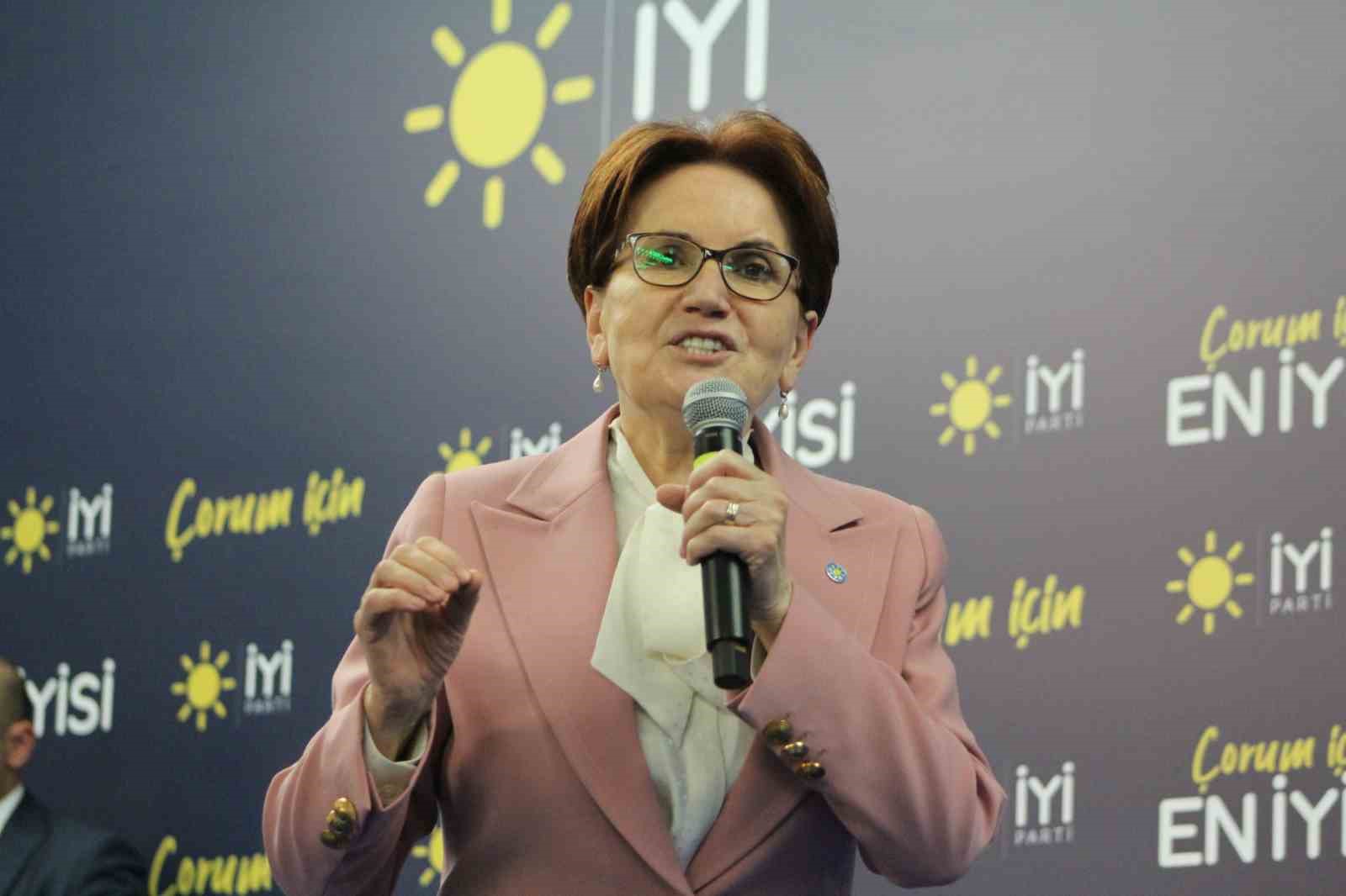 İYİ Parti Genel Başkanı Akşener: "Hür irade ile sandığa ile atılan oyların sonucunu tartışamazsınız"