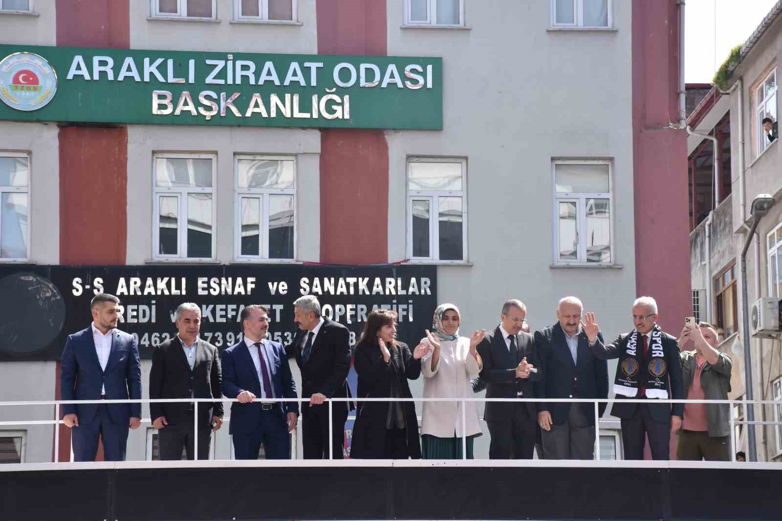 Bakan Abdulkadir Uraloğlu: “Millete hizmet yolunda tamam yok; devam”
