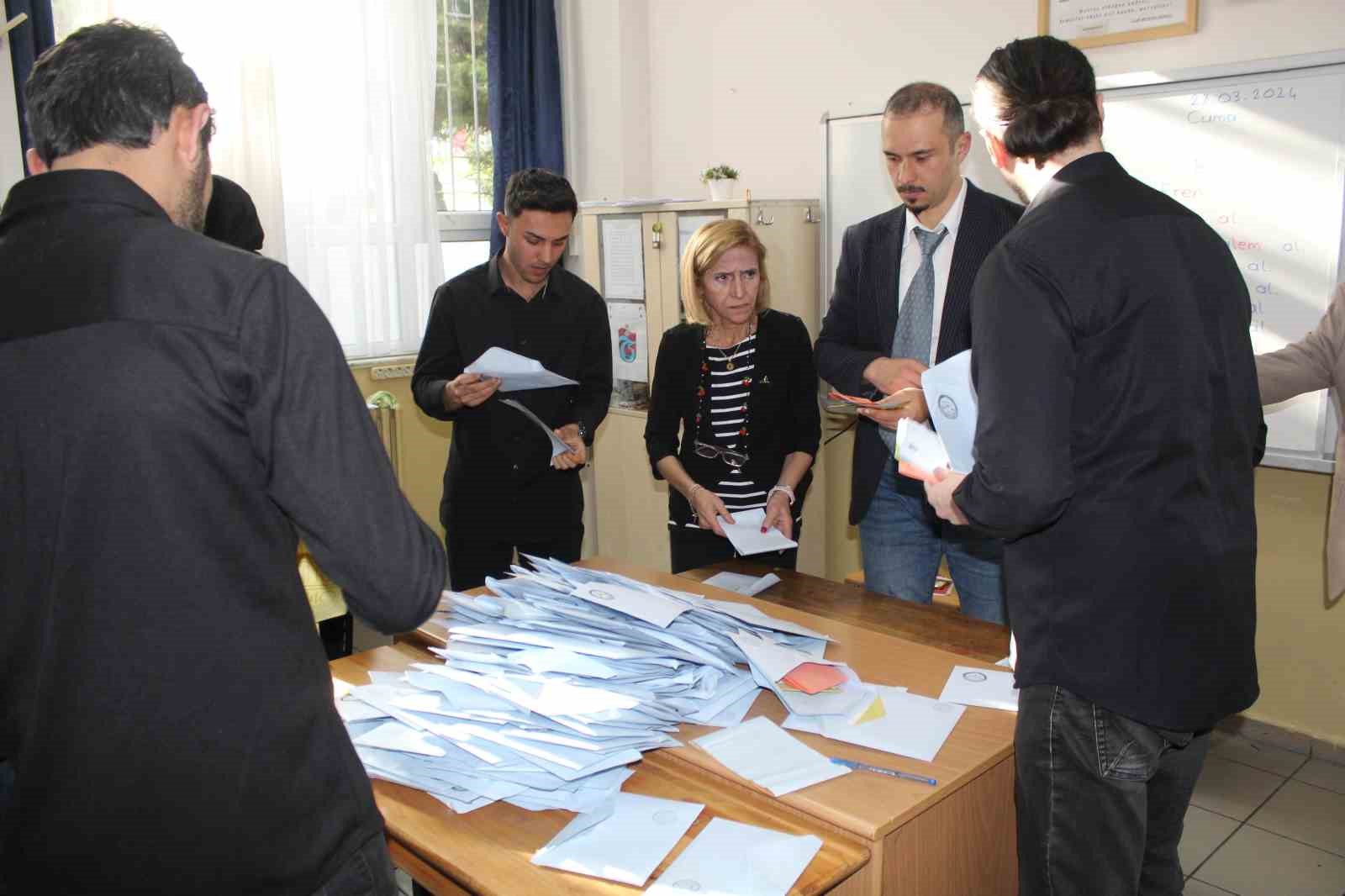 Yalova&rsquo;da oy sayımı başladı
