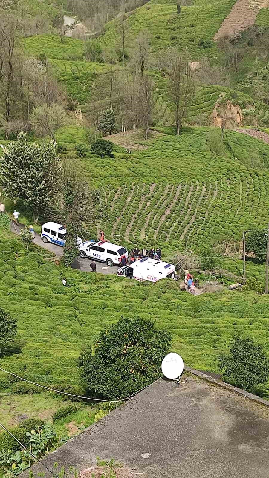 Rize&rsquo;de ilkel teleferikten d&uuml;şen 2 kişi ağır yaralandı
