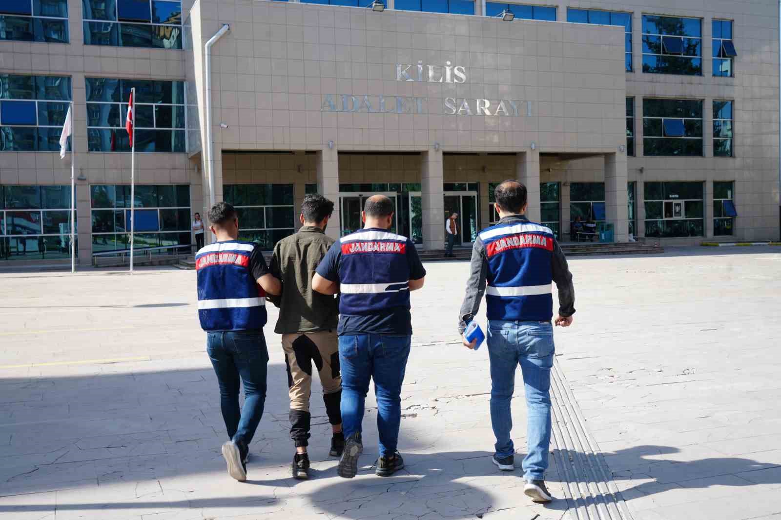 Kilis’te terör operasyonunda yakalanan zanlı tutuklandı