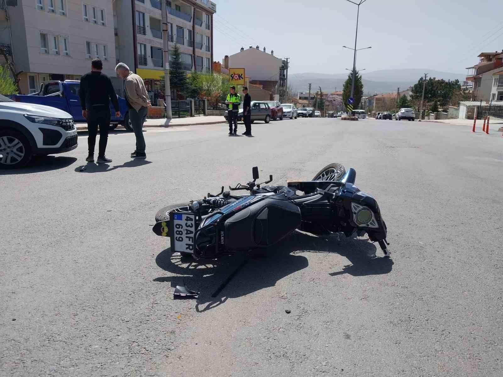 Tavşanlı&rsquo;da trafik kazası: 1 yaralı
