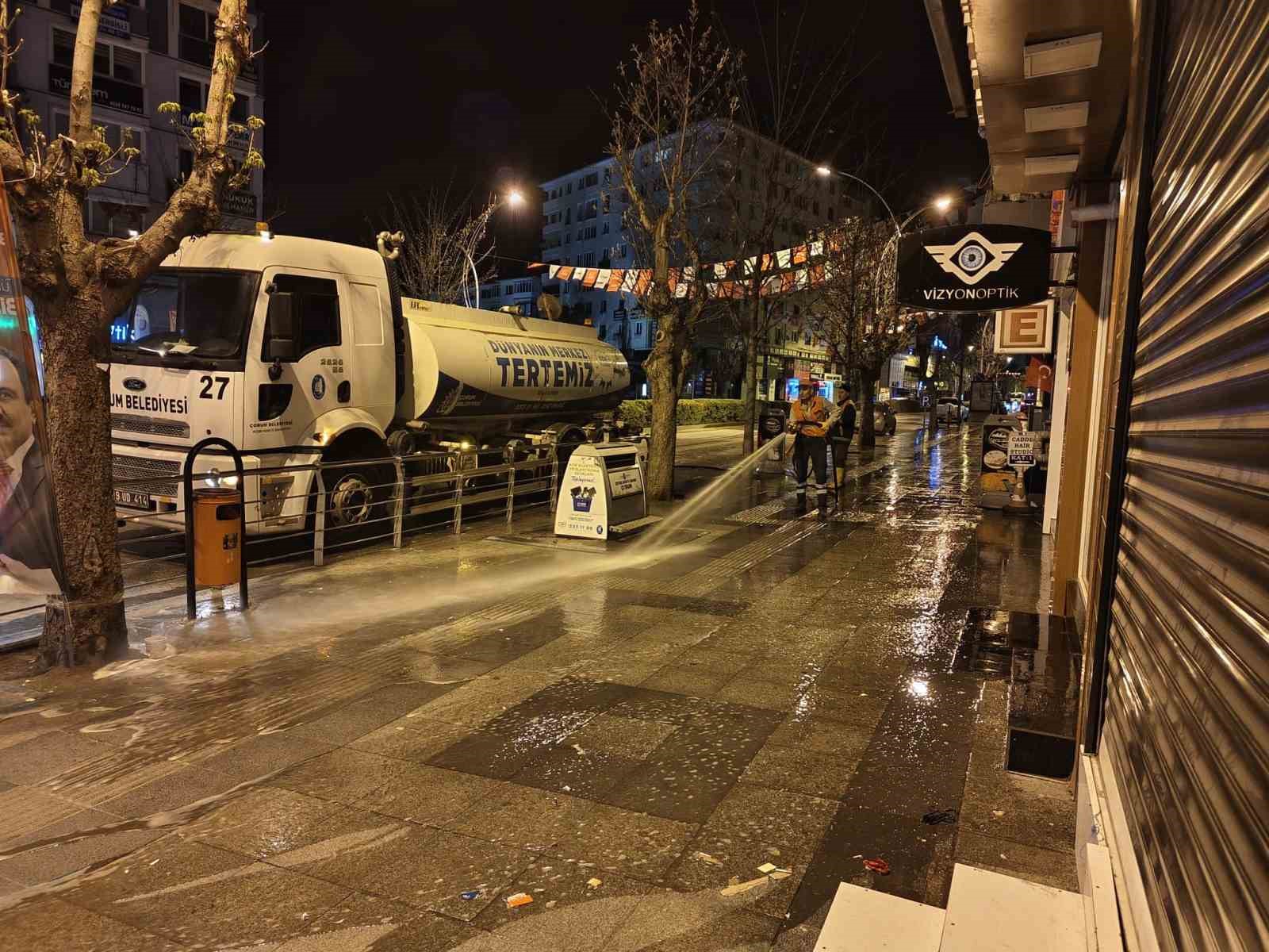 Çorum Belediyesi’nden bayram hazırlığı