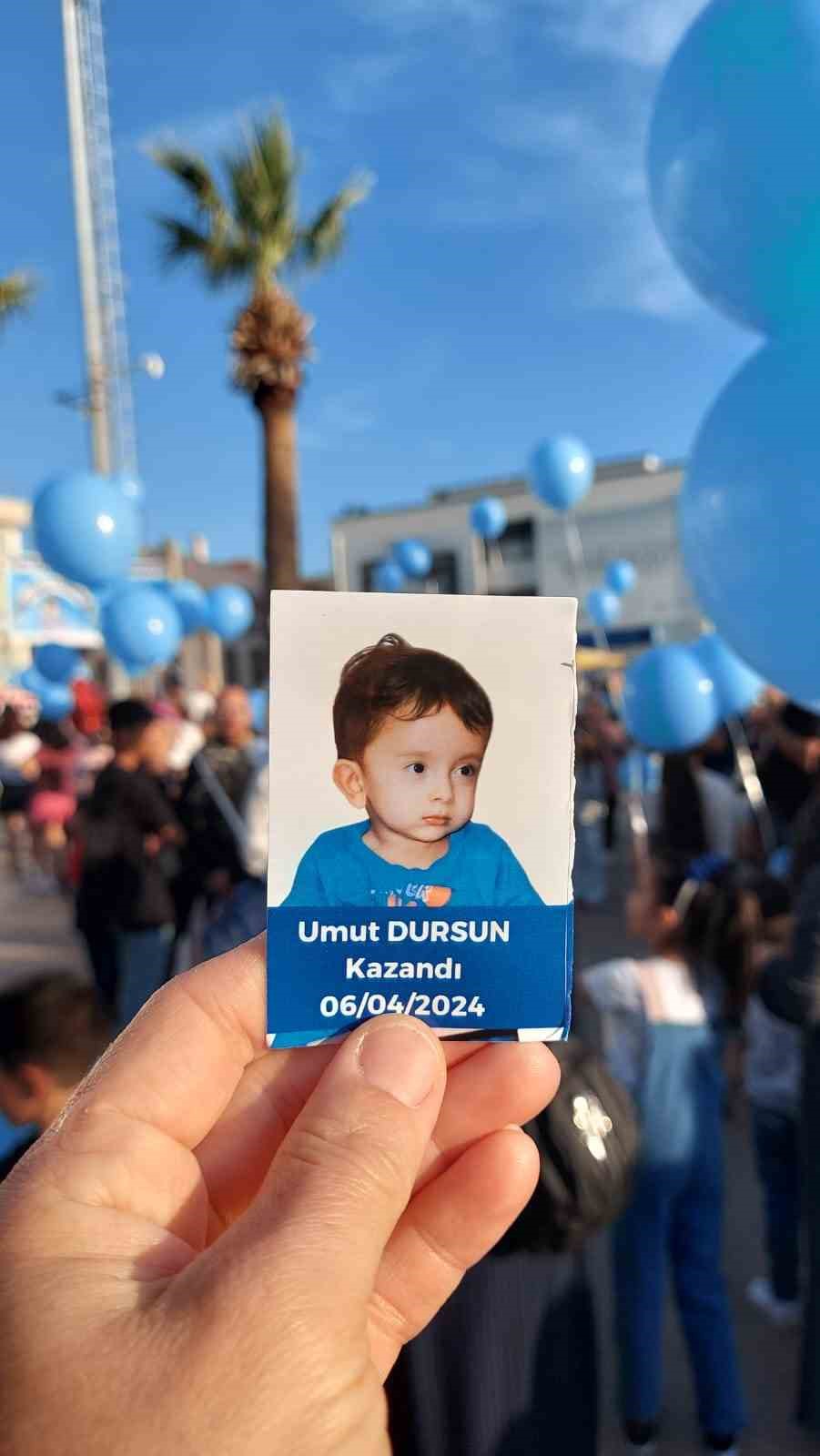 Umut bebek i&ccedil;in balonlar g&ouml;ky&uuml;z&uuml;ne bırakıldı
