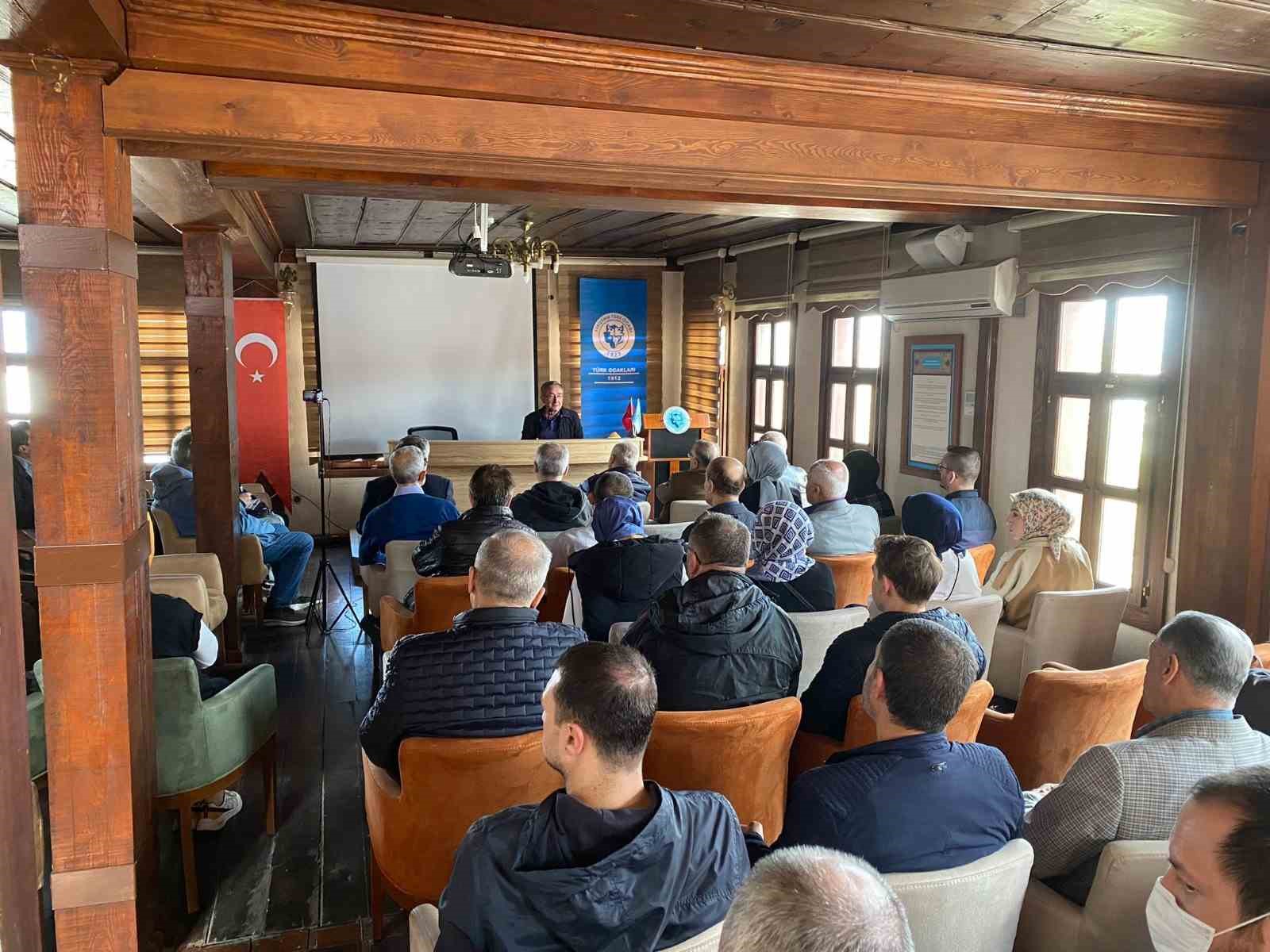 Türk Ocağı’nda ’İrfan Medeniyeti’ başlıklı konferans
