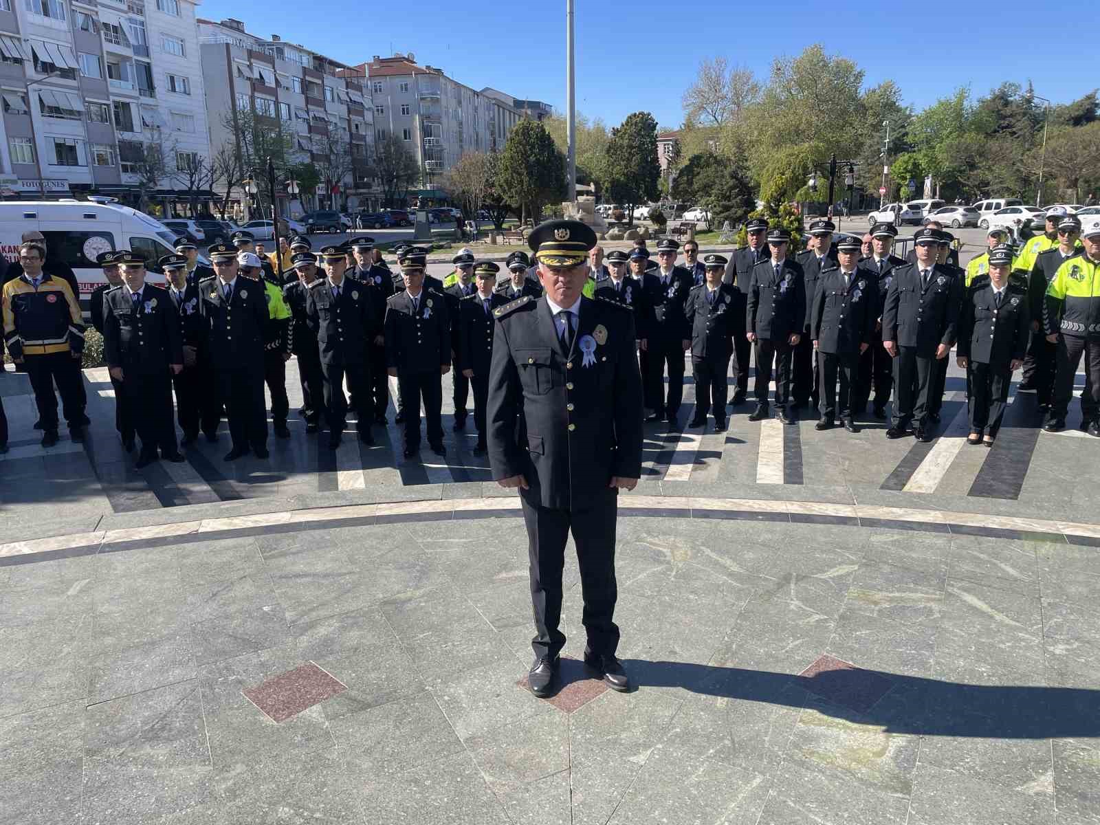 Kırklareli&rsquo;de T&uuml;rk Polis Teşkilatının 179. kuruluş yılı t&ouml;renlerle kutlanıyor
