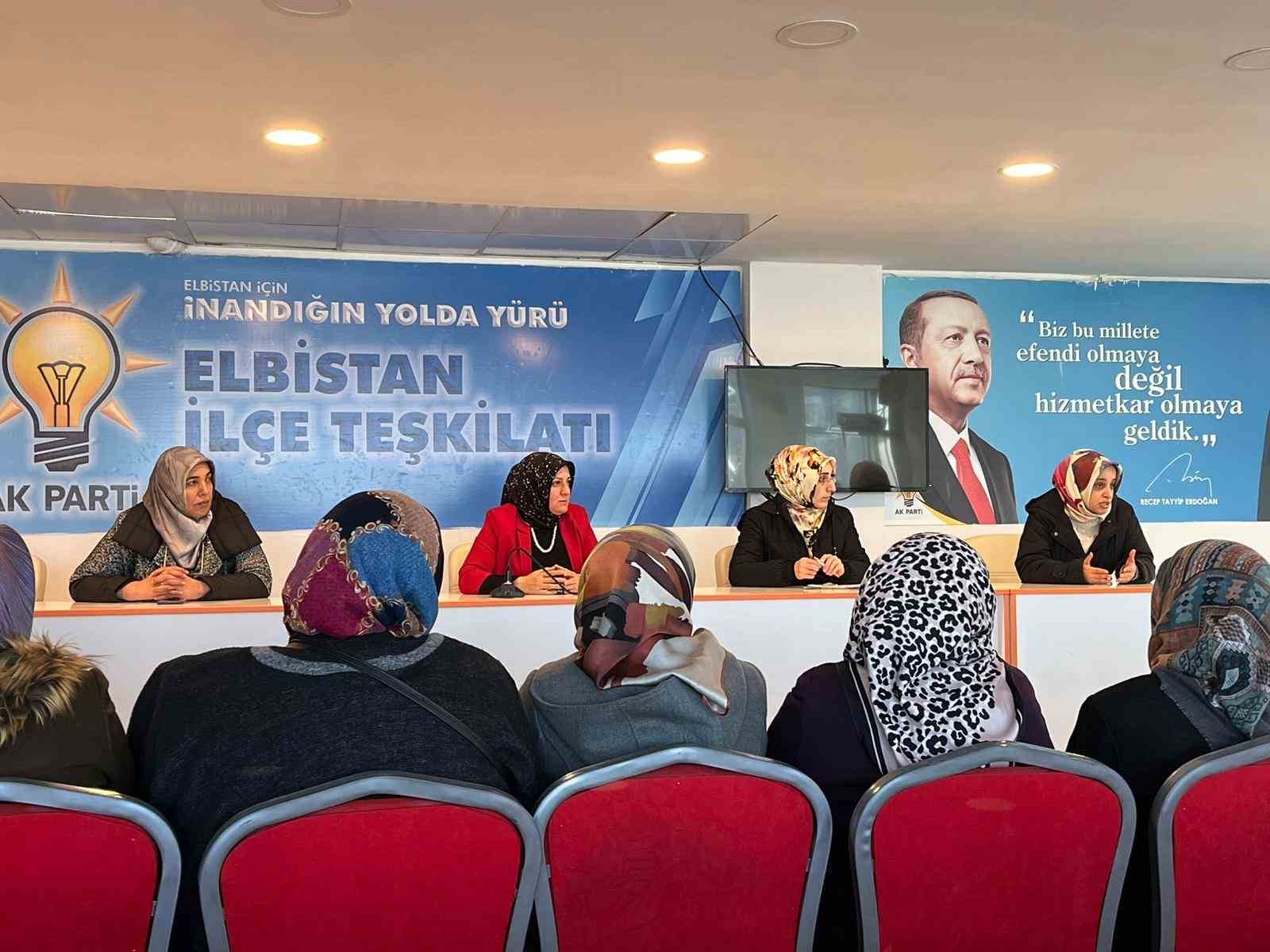 AK Parti Elbistan Kadın Kolları’nda toplu istifa
