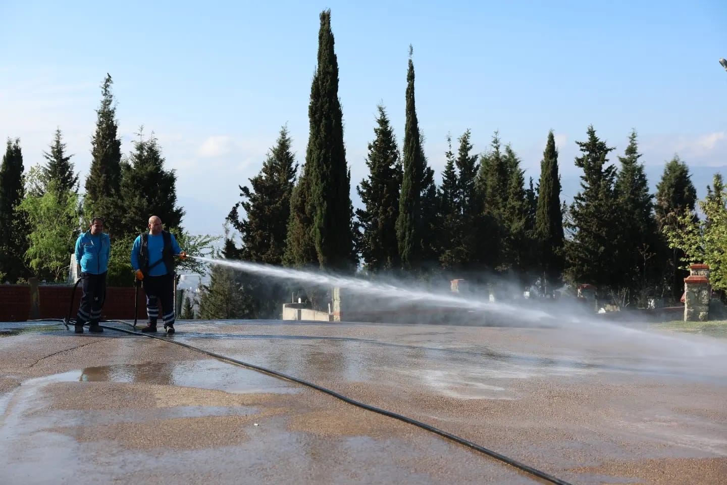 Derince’de bayram temizliği
