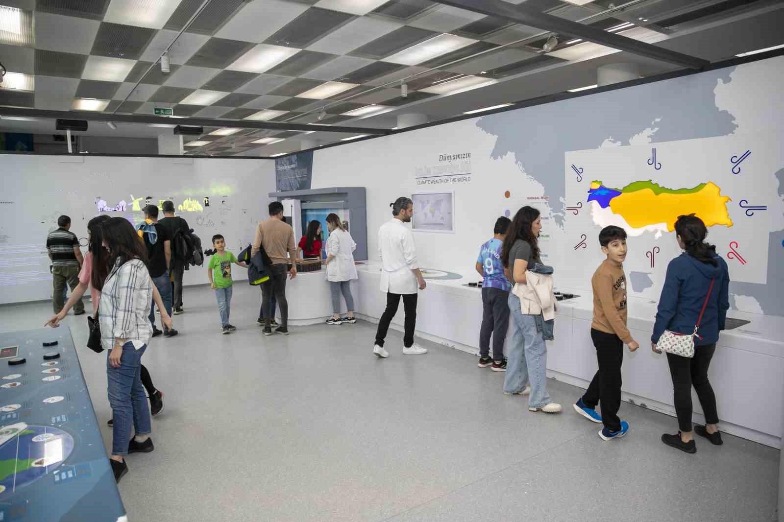 Mercan 100. Yıl İklim ve &Ccedil;evre Bilim Merkezi bayramda da ziyaret&ccedil;ilerini ağırlıyor
