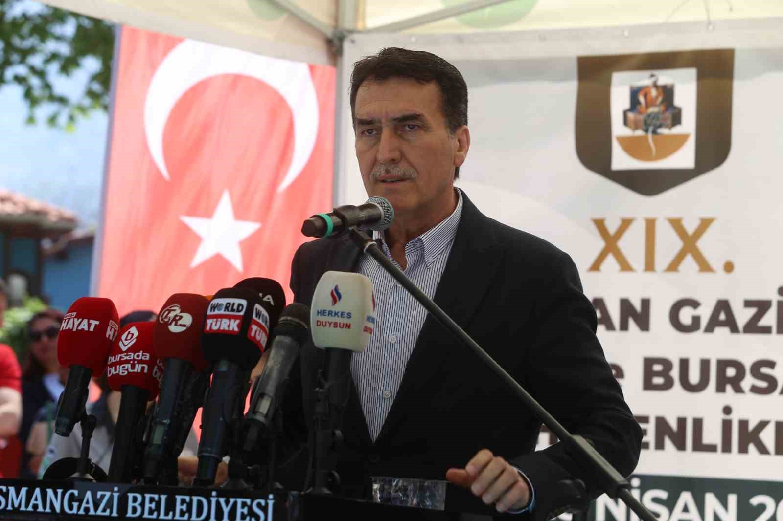 Bursa&rsquo;nın fethi coşkuyla kutlandı
